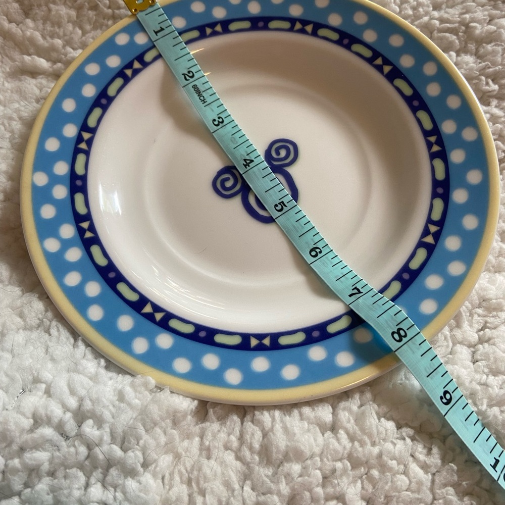Disney Blue and White Ceramic plate - Picture 7 of 7